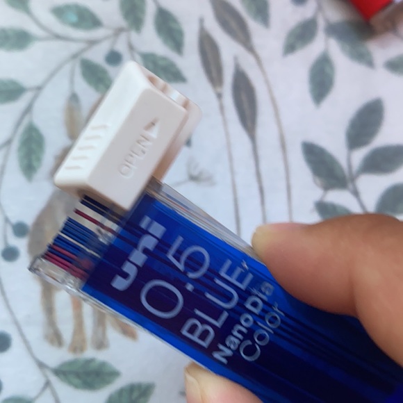 Black, blue, and pink 0.5 mechanical pencil leads - Picture 2 of 2